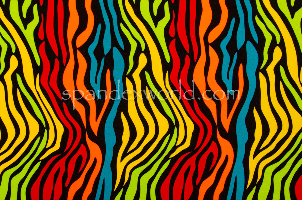 Black/Yellow Multi Zebra