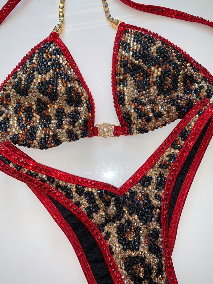 COMPETITION BIKINI IN PRINT FABRICS