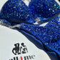 COMPETITION BIKINIS IN BLUE FABRICS
