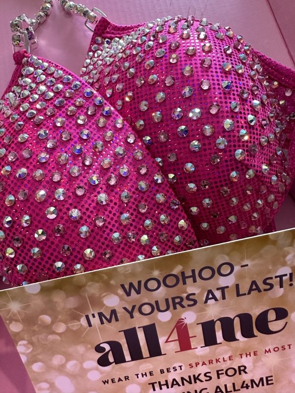 COMPETITION BIKINIS IN PINK FABRICS