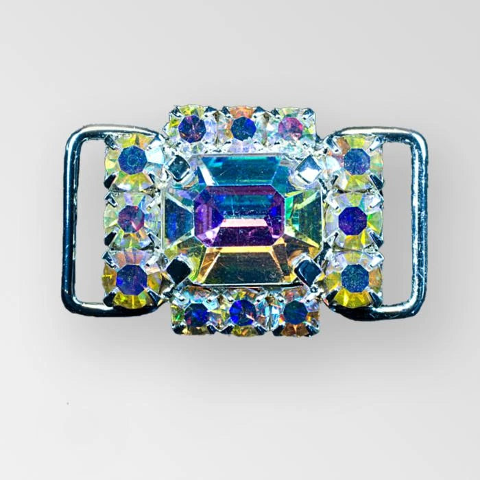 12. Silver/AB Crystal - 1"