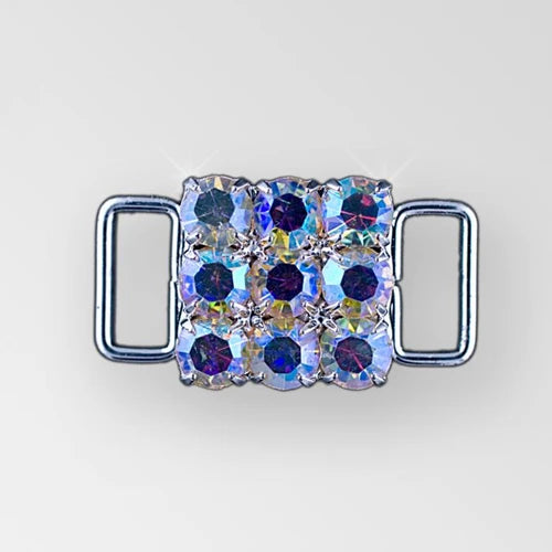 17. Silver/ AB Crystal - 1" SS20 crystals