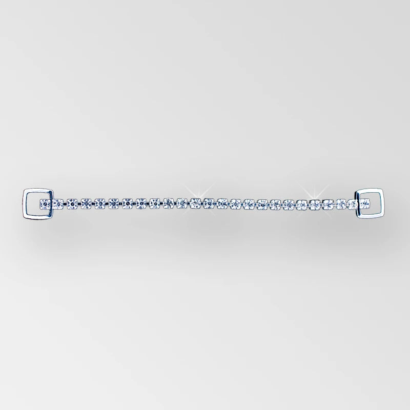 1. SILVER CRYSTAL - 6.5 INCH/1 ROW SS18