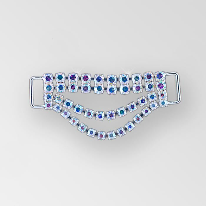 11. Crystal Drape - Silver/ab Crystal (2.5 inches)