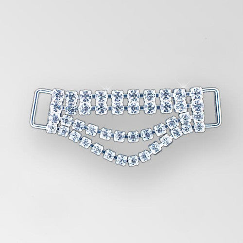 10. Crystal Drape - Silver/Crystal (2.5 inches)