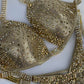 COMPETITION BIKINIS IN MOCHA/GOLD/BROWN FABRICS