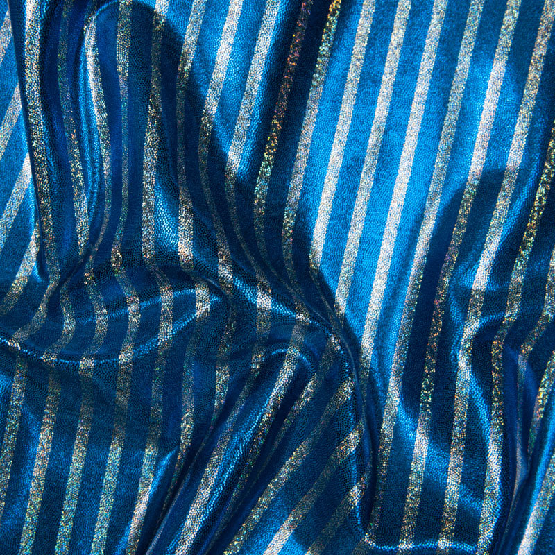 Blue & Silver Stripe
