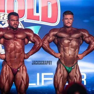 BODY BUILDING TRUNKS IN BLACK FABRICS