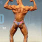 BODY BUILDING TRUNKS IN WHITE/SILVER FABRICS