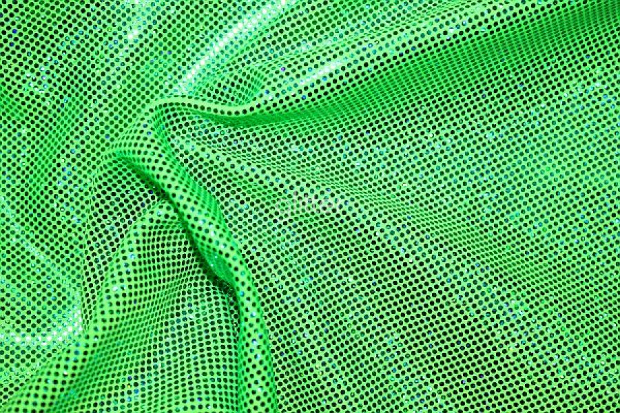 Glitzy Grass Green