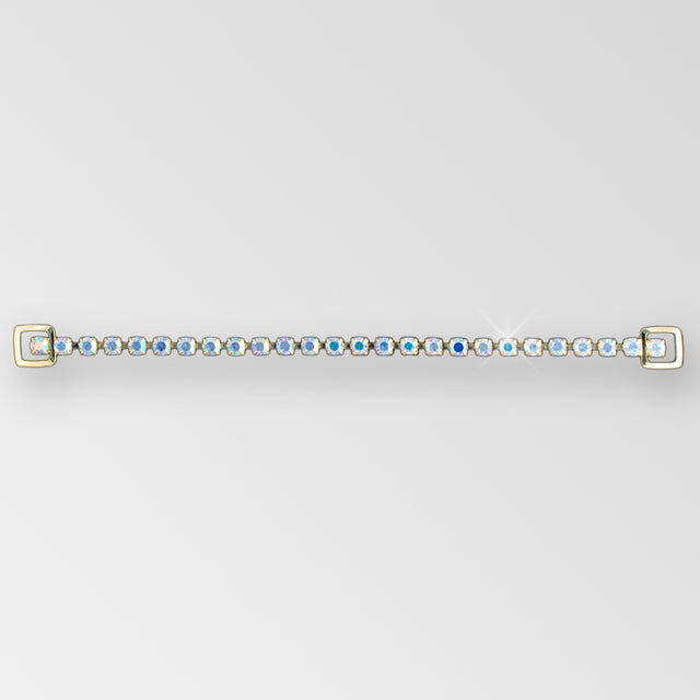 6. Gold/AB Crystal - 6.5"/1 row/SS29