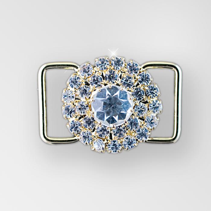 Gold/Crystal 0.75"