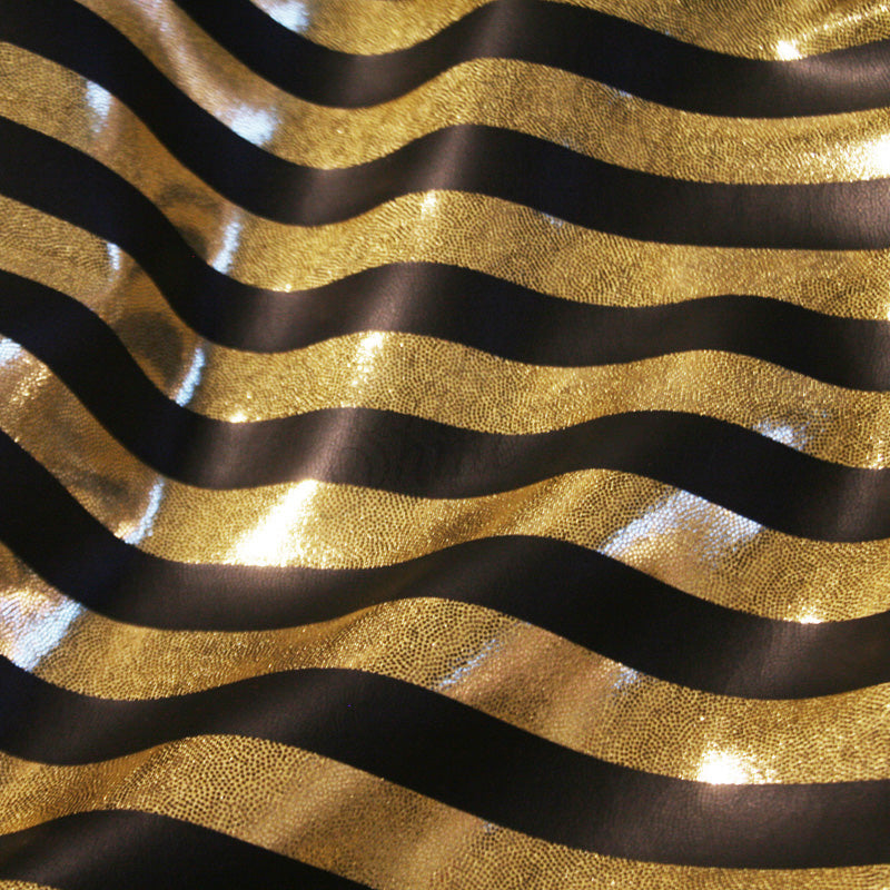 Gold & Black Stripe