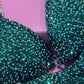 FULLY CRYSTALISED EMERALD BIKINI