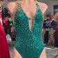 TEAL SEQUIN ONEPIECE