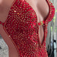 RED LACE ONEPIECE