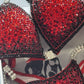 COMPETITION BIKINIS IN RED FABRIC