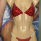 COMPETITION BIKINIS IN RED FABRIC