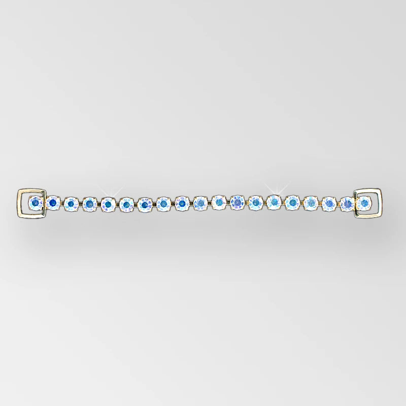 6. GOLD/ AB CRYSTAL - 6.5 INCH/1 ROW SS29
