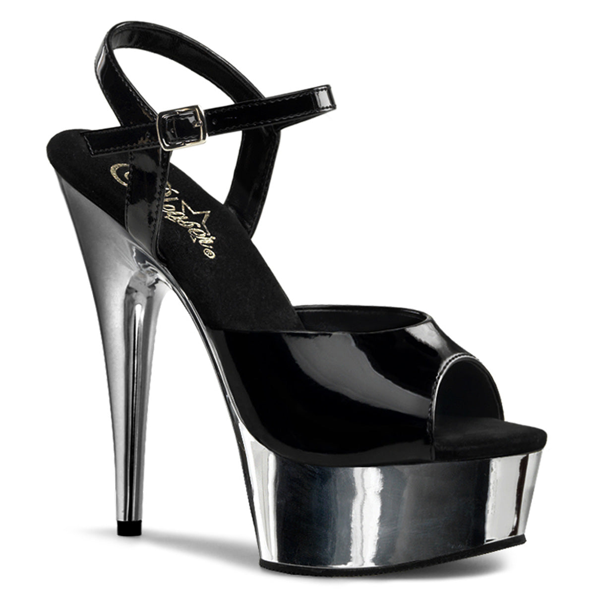 DELIGHT-609 (BLACK/SILVER CHROME)