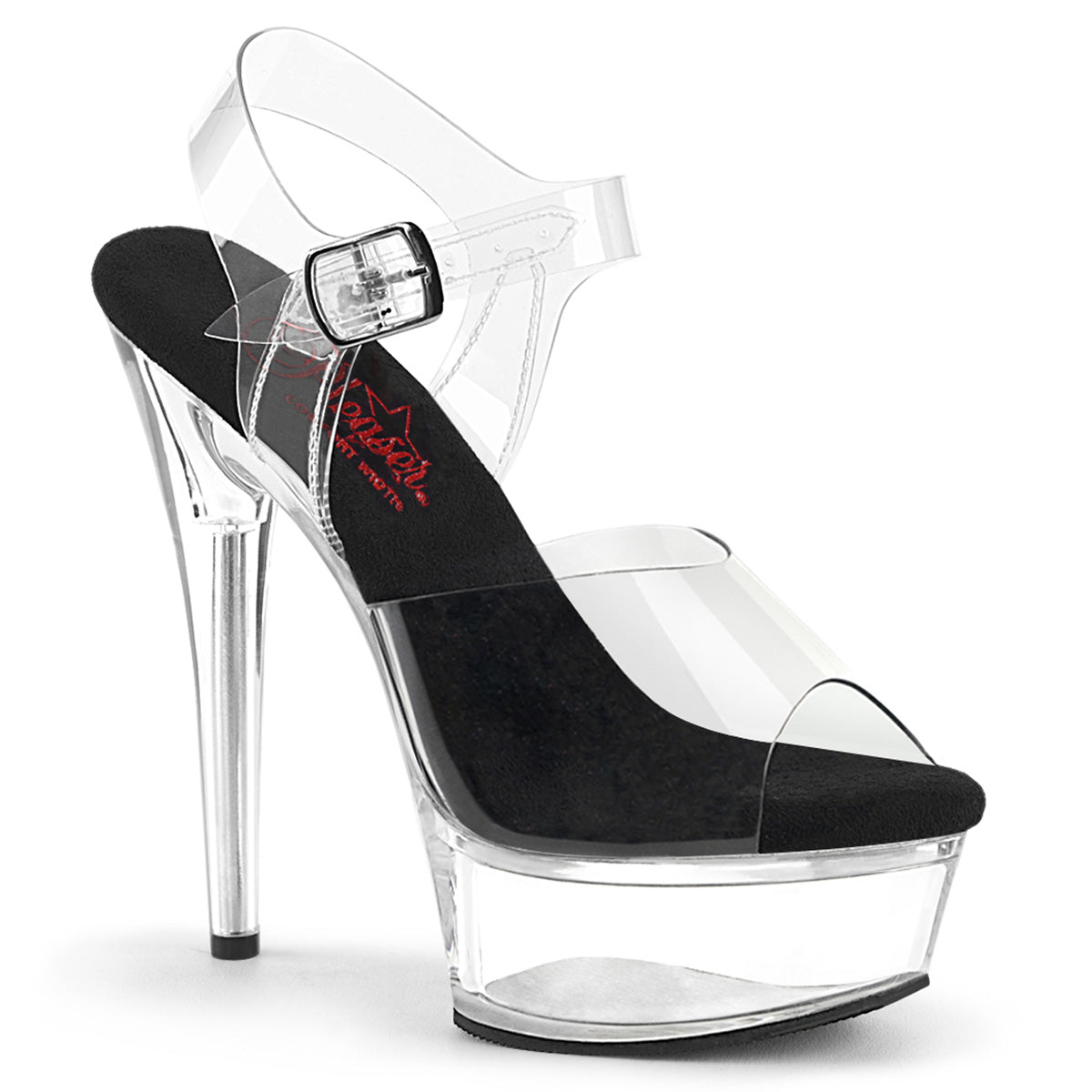EXCITE-608 (CLEAR/BLACK/CLEAR)(COMFORT WIDTH)